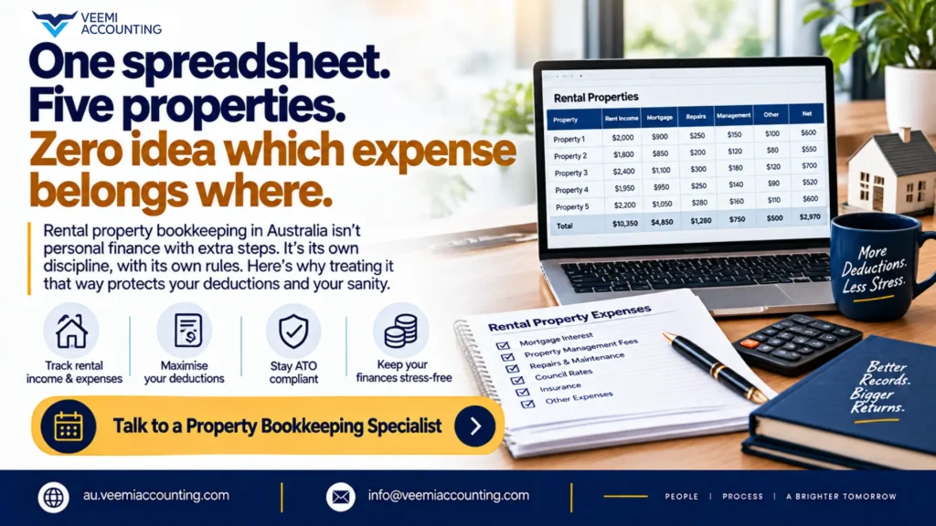 Property Investor in Australia? Why Rental Bookkeeping Needs Its Own System